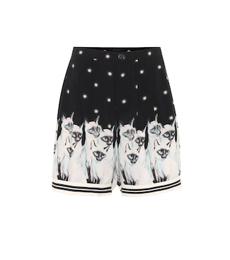 Shorts a stampa in rayon | Undercover