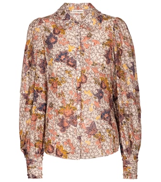 Blusa Circe a stampa in misto cotone | Ulla Johnson
