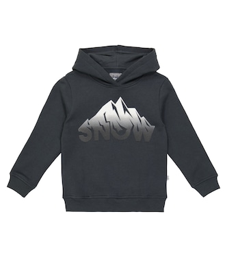 Printed cotton hoodie | Il Gufo