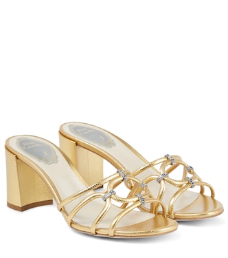 Sandali Clippy in pelle con cristalli | Rene Caovilla