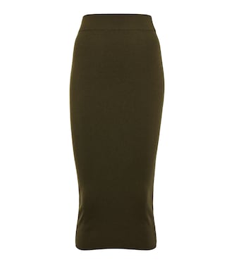 Falda midi en mezcla de cachemir | Tom Ford