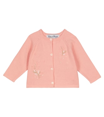 Baby - Cardigan in cotone con ricamo | Tartine et Chocolat