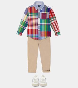 Pantalon droit en coton | Polo Ralph Lauren Kids