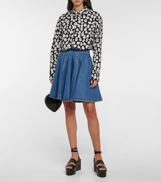 Camicia in cotone con stampa | Alaïa