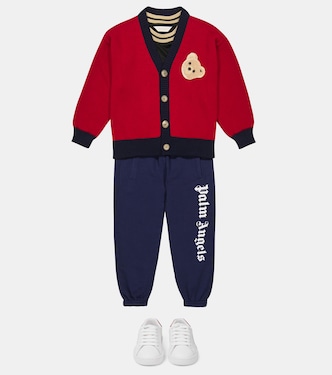 Cardigan aus Schurwolle | Palm Angels Kids
