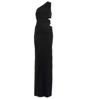 Letta one-shoulder cutout maxi dress | Staud