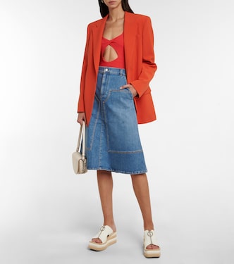 Falda midi vaquera | Stella McCartney