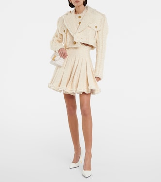 Top raccourci en coton mélangé | Balmain