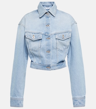 Toybox cropped denim jacket | Off-White