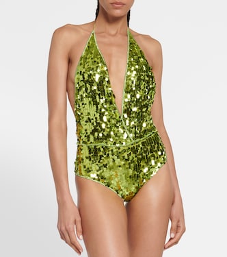 Costume intero con paillettes | Oséree
