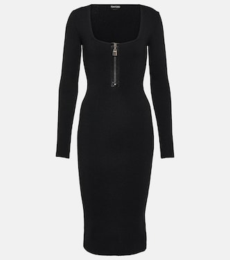 Midikleid aus einem Wollgemisch | Tom Ford