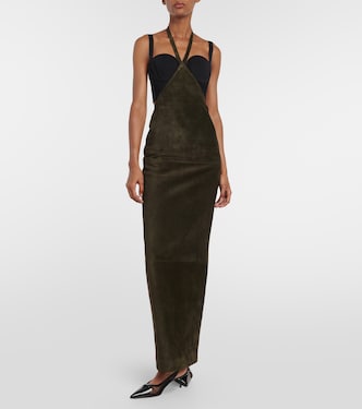Gonna lunga in suede | Alaïa
