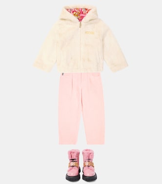 Faux fur jacket | Moschino Kids