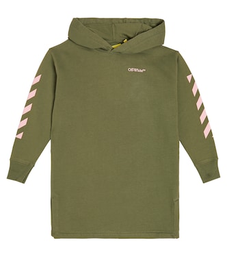 Pulloverkleid aus Baumwolle | Off-White Kids