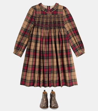 Vestido Donatelle de algodón a cuadros | Bonpoint
