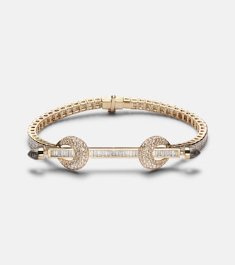 Bracciale Chakra in oro 18kt con diamanti e quarzo | Ananya
