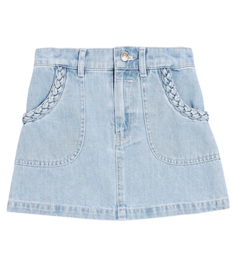 Falda August en denim | Zimmermann Kids