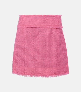 Minifalda de tweed de mezcla de lana | Dolce&Gabbana