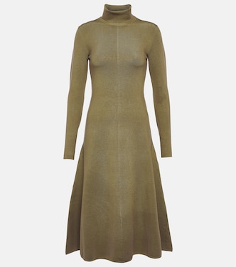 Silk-blend midi dress | Joseph