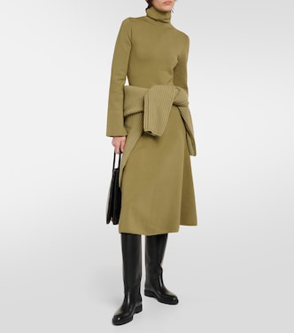 Silk-blend midi dress | Joseph