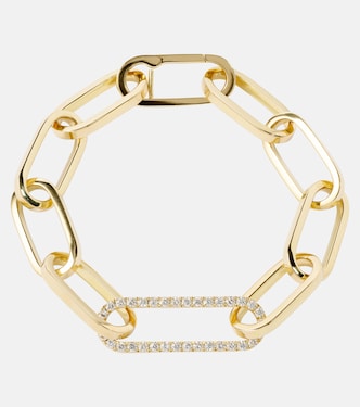 Link 18kt gold bracelet with diamonds | Bucherer Fine Jewellery