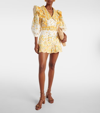 Combi-short en coton à fleurs | Farm Rio