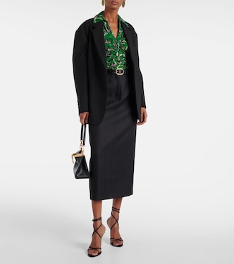 Giorgi printed mesh bodysuit | Diane von Furstenberg