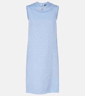 Vestido corto DG de tweed de mezcla de lana | Dolce&Gabbana