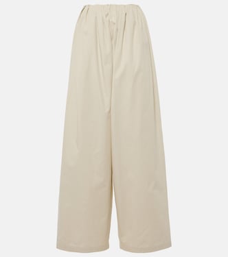 Pantalon ample à taille haute en coton | MM6 Maison Margiela