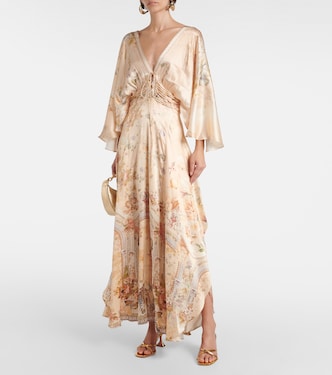 Silk charmeuse maxi dress | Camilla