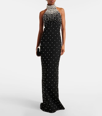 X Nicky Hilton Robe Alvia mit Zierperlen | Rebecca Vallance