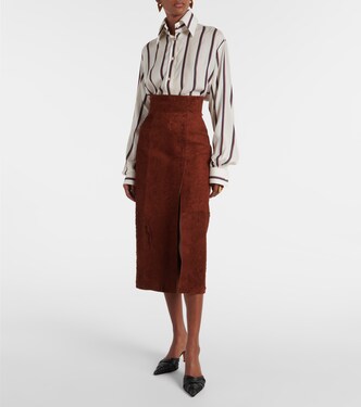 Oversize-Hemd aus Seide | McQueen