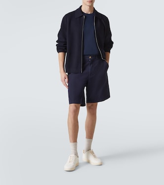 Giacca blouson in cotone e cashmere | Dunhill