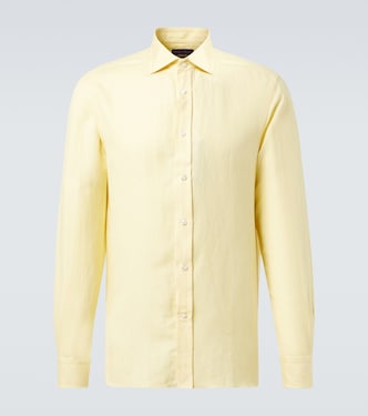 Hemd Aston aus Seide und Leinen | Ralph Lauren Purple Label