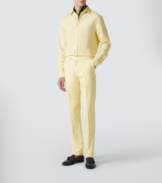 Camicia Aston in lino e seta | Ralph Lauren Purple Label