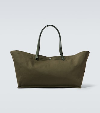 Tote Idaho XL aus Canvas mit Leder | The Row