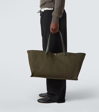 Tote Idaho XL aus Canvas mit Leder | The Row