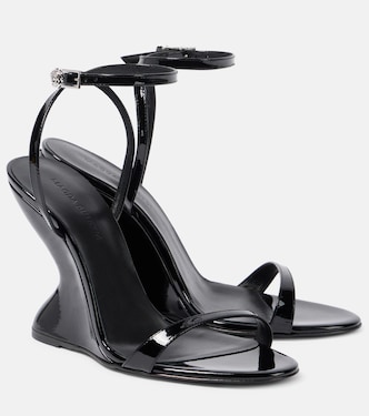105 patent leather wedge sandals | Magda Butrym