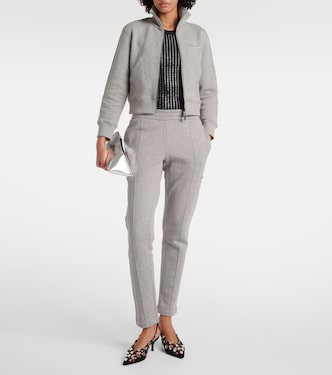Felpa in cotone con zip | The Attico
