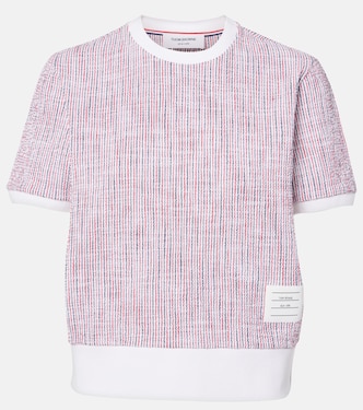 Top in tweed di misto cotone | Thom Browne