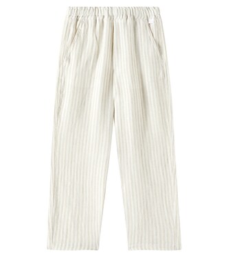 Pantaloni in lino a righe | Il Gufo