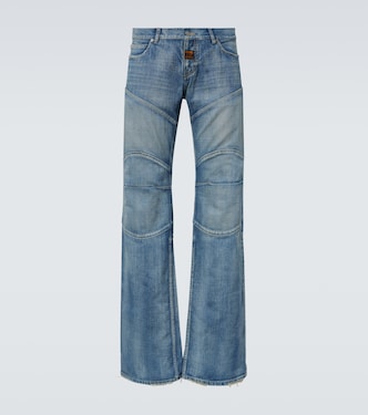 Distressed Low-Rise Wide-Leg Jeans | Balenciaga