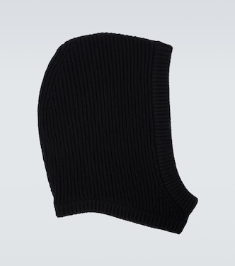 Cashmere and wool ski mask | Rick Owens