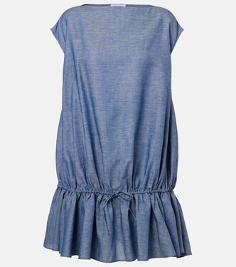 Cotton and linen minidress | Alaïa