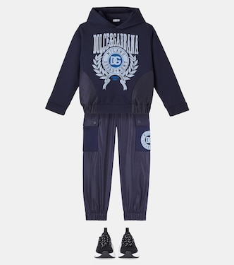 Sneakers mit Leder | Dolce&Gabbana Kids
