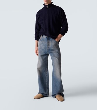 Ribbed-knit wool sweater | Plan C