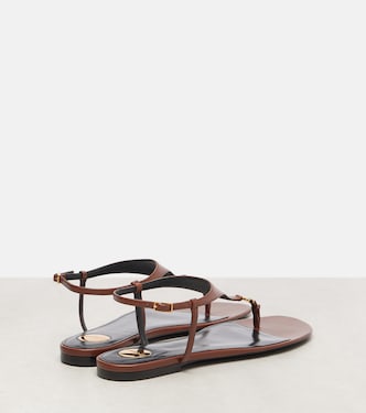 Sandalen Cassandra aus Leder | Saint Laurent