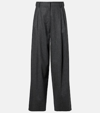 High-rise wool straight pants | 'S Max Mara