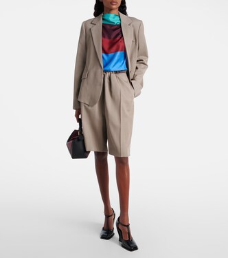 Belted wool shorts | Loewe