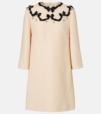 Crepe Couture embellished minidress | Valentino